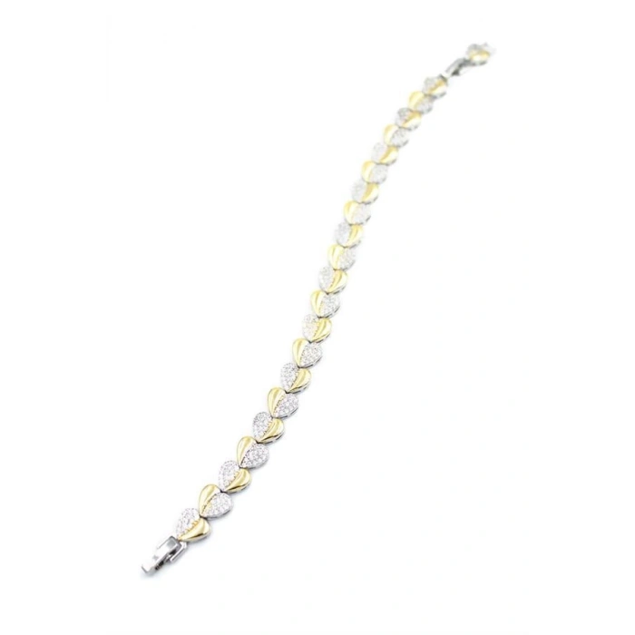 Zirkon Taşlı Bileklik - Gümüş