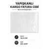 18x14 Cm Küçük Boy Yapışkanlı Kargo Fatura Cebi 250 Adet