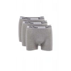 3 adet Feelline Gri Pamuklu Doğal Likralı Erkek Boxer