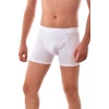 3 adet Tutku Likralı Erkek Beyaz Boxer 0114