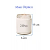 4 Adet Doğal Özel Seri Kokulu Dekoratif Kavanoz Mum 4X210 cc - Royal Set - RYL