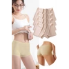 4 Adet Kadın Dikişsiz Görünmez İz Yapmaz Mini Şort Boxer Ten