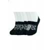 6 Adet Önü Transparan Kadın Fantezi Desenli Babet Çorap