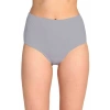 6 Adet Tutku Kadın Yüksek Bel Bato Kalın Lastik Külot Gri