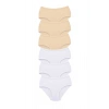 6 Adet Tutku Kadın Yüksek Bel Bato Kalın Lastik Külot S9
