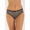 7 Adet Leopar Desenli Likralı Yumuşak Dokulu Kadın Slip Külot