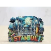 Ahşap İstanbul Temalı Magnet Alk4597