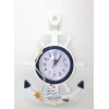 Ahşap Marin Duvara Asmalı Dümenli Saat Alk2446