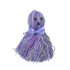 Ahtapot Şekilli Zilli Ve İpli Rengarenk Püsküllü Sevimli KediOyuncağı