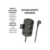 Akım Korumalı Priz 2 Usb + 2 Type-c Girişli 2 Metre Kablosu Anahtarlı Ve Duvara Monte Edilebilir