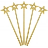 Altın Renk Yıldız Peri Asası Peri Değneği 34 Cm 1 Adet