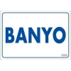 Banyo Uyarı Levhası 17,5x25 KOD:1688