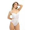Beyaz Dantelli Bodysuit - 887b