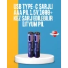 BFS 1200mWh Kapasiteli Lityum AAA Pil – Düşük Enerji Tüketen Cihazlar İçin Maksimum Dayanıklılık