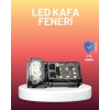 BFS 3 Fonksiyonlu LED Far El Feneri Çalışma Lambası Uzun Pil Ömürlü