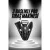 BFS 3lü Set Saç Sakal Kesme Traş Makinesi Burun Kılı Alma Tıraş Makinesi