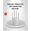 BFS 300Mbps WiFi Menzil Genişletici 4 Antenli WPA3 Güvenlikli Priz Tipi Repeater