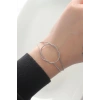 BFS 316L Çelik Gümüş Renk Düğüm Model Bileklik