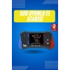 BFS 3.5 İnç 500 Klasik Retro Oyun Yüklü Kollu Oyun Konsolu