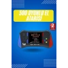 BFS 3.5 İnç 500 Klasik Retro Oyun Yüklü Kollu Oyun Konsolu
