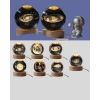 BFS 5 cm 3D Kristal Astronot Küre Lamba – Dekoratif LED Işıklı Ahşap Stand