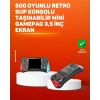 BFS 500 Oyunlu El Tipi Taşınabilir Oyun Konsolu – Şarjlı ve TV Bağlantılı Model