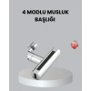 BFS ABS Pirinç Alaşımlı Musluk Başlığı 4 Modlu 360° Dönebilen ve Ekonomik