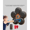 BFS Akıllı Müzikli Boks Makinesi Bluetooth Bağlantılı Işıklı Hedefli Fitness Aleti