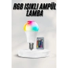 BFS Akıllı RGB Led Ampul Led Uzaktan Kumandalı Renk Değiştiren Ampul