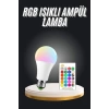 BFS Ambiyans Aydınlatma RGB Led Lamba Kumandalı Renk Değiştirebilen