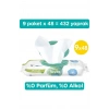 BFS    Aqua Pure Islak Havlu Mendil 9lu 432 Yaprak