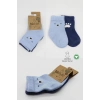 BFS   Bistyle Bear Penye Soket Çorap 2Li BS10116 Mavi