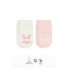 BFS    Bistyle Hayvan Figürlü Kaymaz Soket Çorap 2Li BS10104 Pembe Ekru