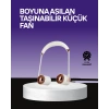 BFS Boyun Askılı Katlanabilir Fan 1000 mAh USB Şarjlı Taşınabilir