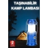 BFS Büyük Boy Güneş Enerjili Kamp Feneri Işıldak Lamba USB Şarjlı
