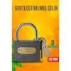 BFS  Çelik Asma Kilit 50 MM 3 anahtarlı Sonax Design