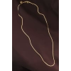 Mey İthalat® Çelik Gold Renk 60 cm İnce İtalyan Zincir Kolye