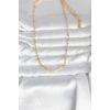 Mey İthalat® CM 14K Gold Renk Ataç Zincir Model 60 cm Kadın Kolye