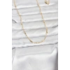 Mey İthalat® CM 14K Gold Renk Bar Zincir Model 60 cm Kadın Kolye