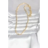 Mey İthalat® CM 14K Gold Renk Topçuk Model 60 cm Kadın Kolye