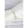 Mey İthalat® CM 14K Gold Renk Yassı Zincir Model Kadın Bileklik