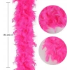 BFS Fuşya Renk Kabarık Kalın Otriş Boa Tüy 6 Cm Genişlik 180-200 Cm Uzunluk