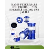 BFS Güneş Enerjili Katlanabilir Kızaklı Kamp Feneri – USB Şarjlı, Çok Yönlü ve Dayanıklı Tasarım