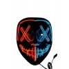 BFS Hallowen Parti Maskesi Neon Led Işıklı Maske 3 Modlu Cadılar Bayramı Maskesi