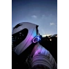 BFS Helmet Graffiti Motor Kask Kulaklık Rgb Modlu Su Geçirmez 6.0 Bluetooth Intercom Yenı Model