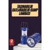 BFS Kamp Feneri Şarj Edilebilir Güneş Enerjili Işıldak USB Şarjlı