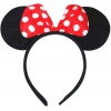 BFS Kırmızı Fiyonklu Minnie Mouse Taç Fare Tacı Kafa Bandı