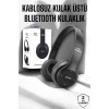 BFS Kulak Üstü TF Kart ve AUX Destekli Ergonomik Bluetooth Kulaklık