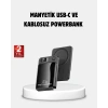 BFS Manyetik Powerbank 15W Wireless Hızlı Şarj LED Ekranlı