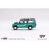 BFS   Mini GT 1/64 Land Rover Defender 110 1985 County Station Wagon Trident Green